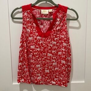 Anthropologie safari tank